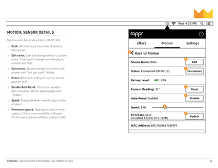 RAPPR wireframe excerpt