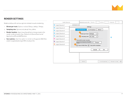 Rondo360 wireframe excerpt