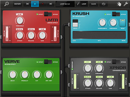 Various Tabletop effects, visual design