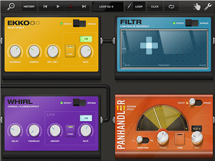 Various Tabletop effects, visual design