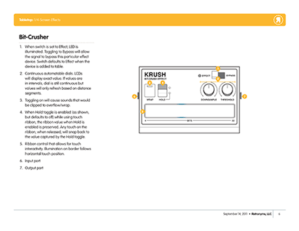 Bit-Crush effect, wireframe