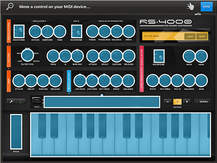MIDI Learn workflow, zoomed in design